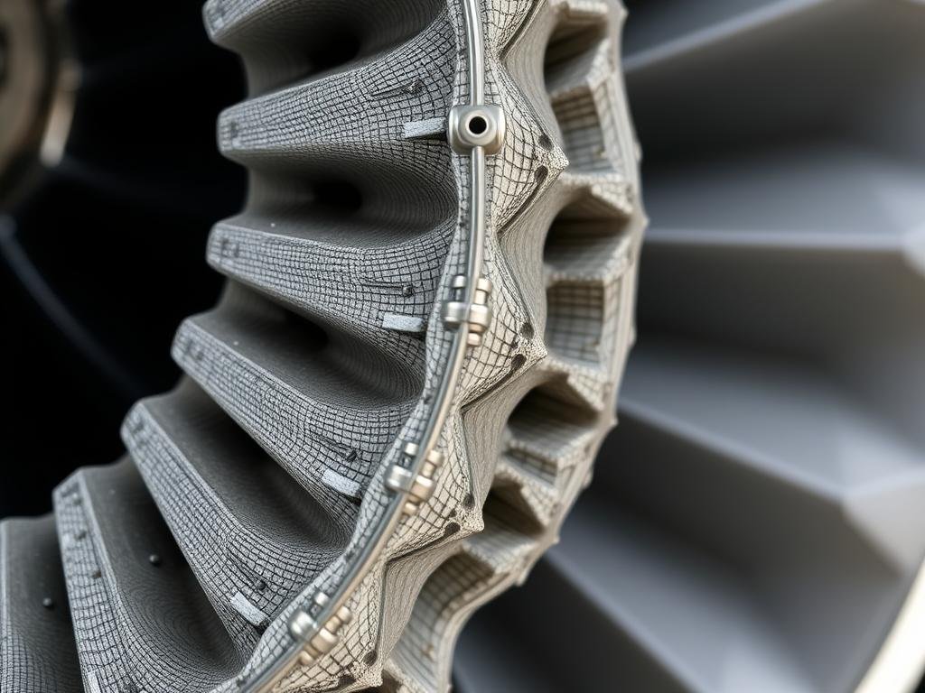 Advanced ceramic matrix composite turbine components Advanced ceramic matrix composite turbine components