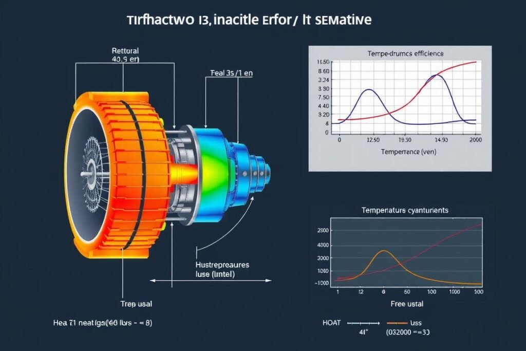 Gas turbine thermodynamic efficiency diagram Gas turbine thermodynamic efficiency diagram