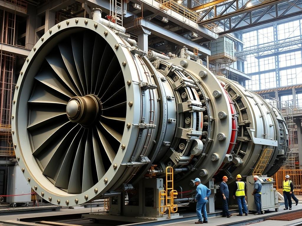 Heavy-duty industrial gas turbine for power generation Heavy-duty industrial gas turbine for power generation