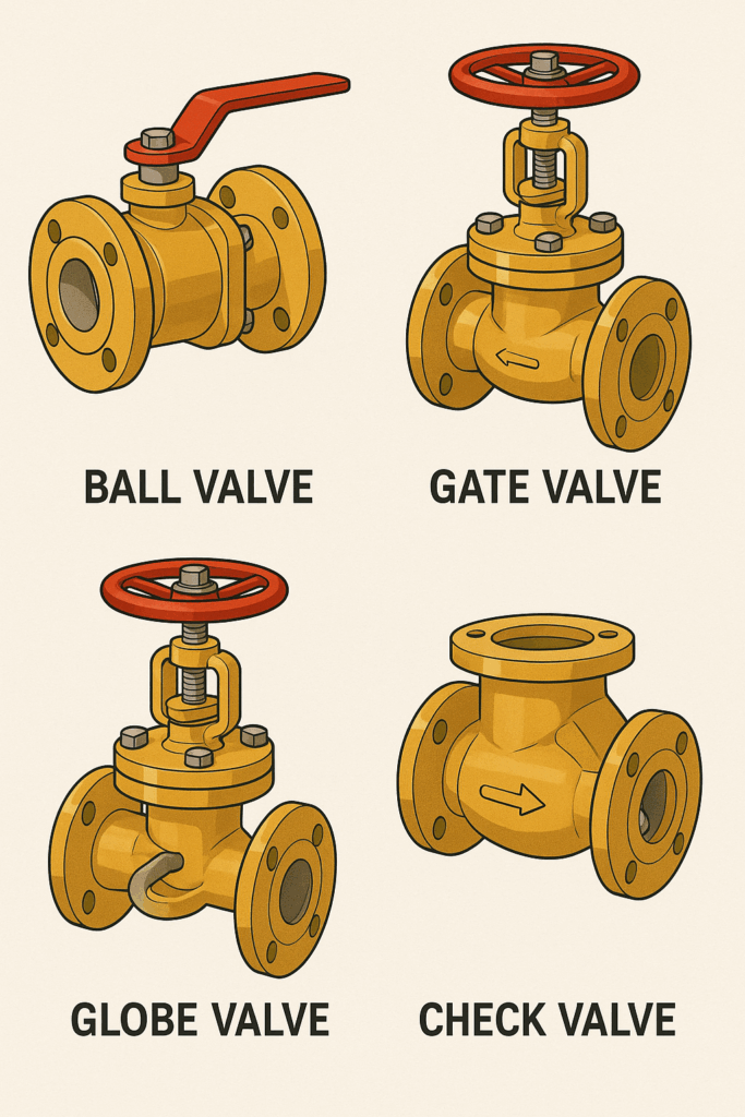 Types of valves